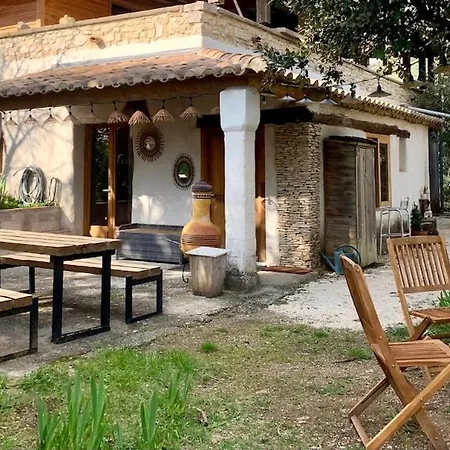 L Echappee, Maison Au Bord De L Eau Semesterbostad Saint-André-de-Roquepertuis