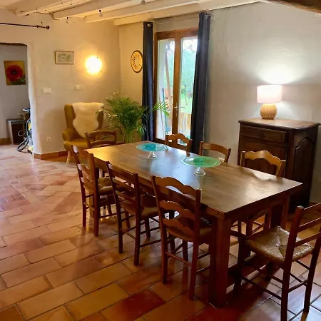 L Echappee, Maison Au Bord De L Eau Semesterbostad Saint-André-de-Roquepertuis